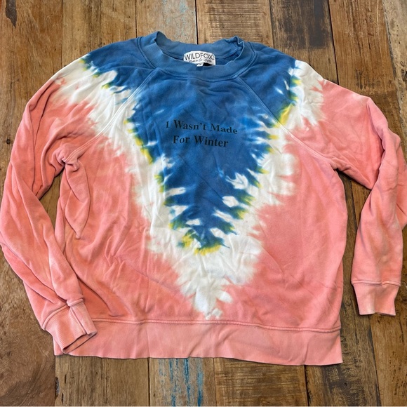 Wildfox I WASN’T MADE FOR WINTER Sweatshirt - Picture 1 of 4